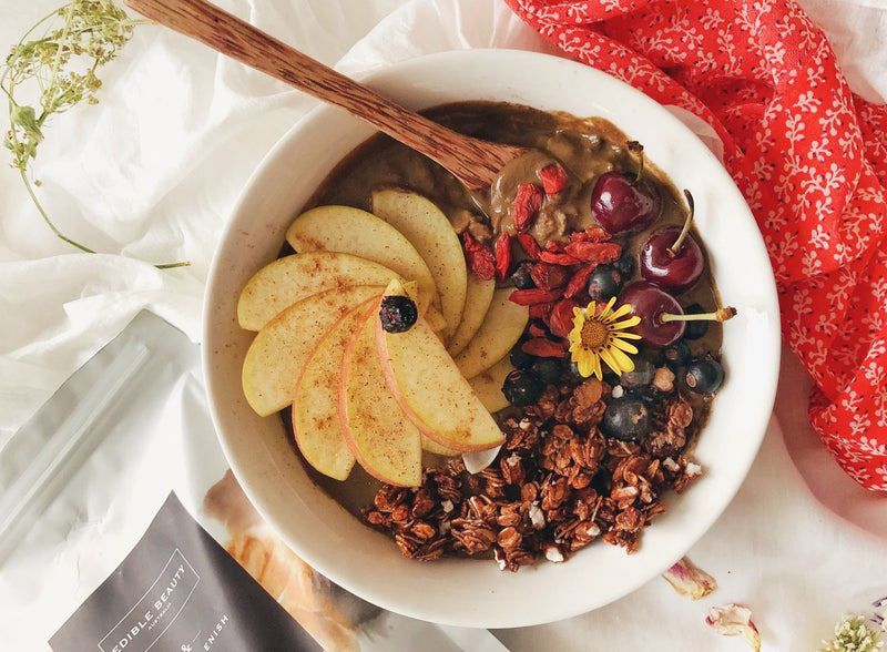 Gut-Loving 'Everything Chocolate' Oatmeal Bowl