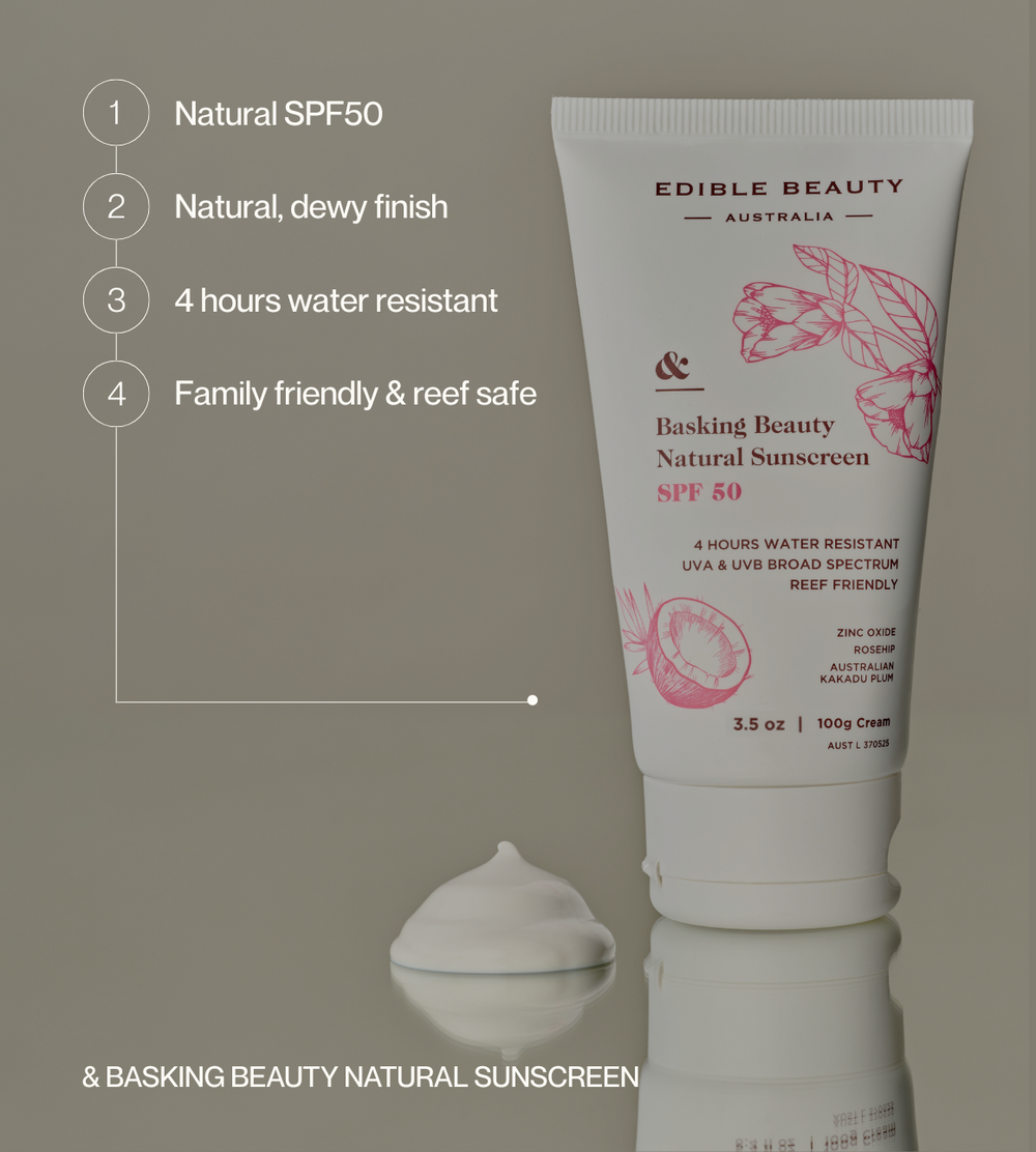 Basking Beauty Natural Sunscreen SPF50